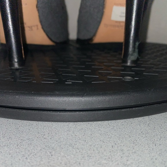 L.K. L K Bennett Grey/ Black Heels Sz 38.5 - Picture 7 of 14